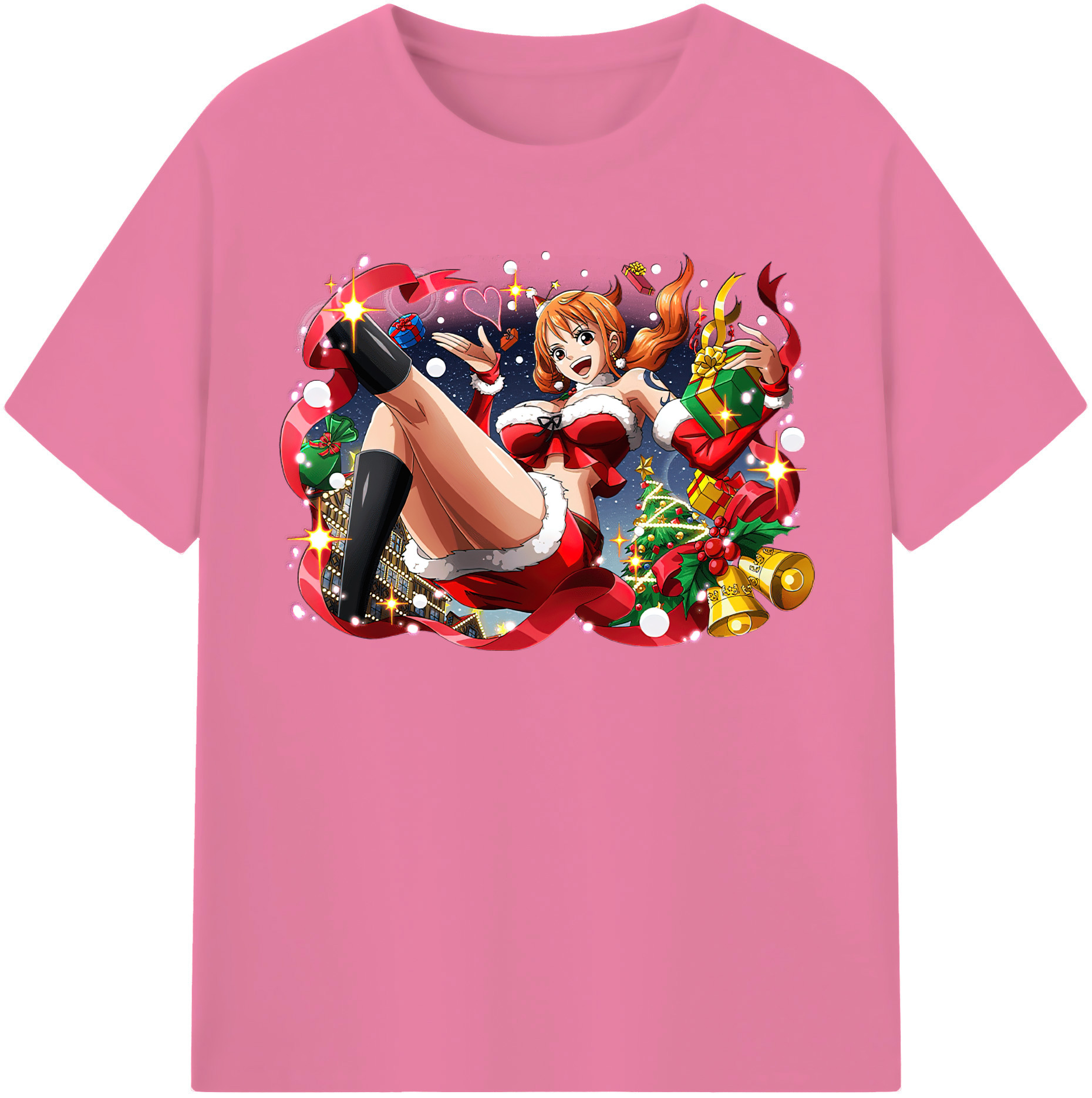 ワンピース ナミ ONE PIECE Nami 綿100％半袖Tシャツ（フロントプリント）